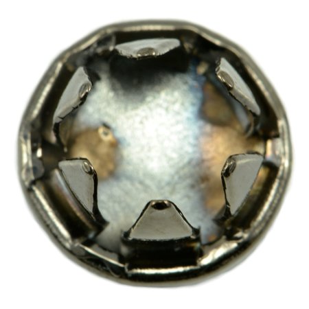 MIDWEST FASTENER 3/8" Black Chrome Plated Steel Hole Plugs 10PK 33521